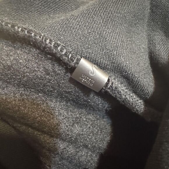 Fear Of God Essentials Hoodie Mens Small Black Fleece Pullover Sweatshirt Logo - Picture 15 of 15